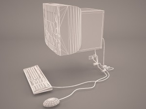 old pc compaq deskpro 1 3D-Modell