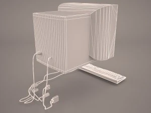 old pc compaq deskpro 1 3D Model