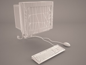 old pc compaq deskpro 1 3D-Modell