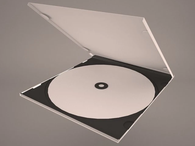cd jewel case 3D Model .c4d .max .obj .3ds .fbx .stl .blend 