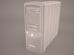 old pc compaq deskpro 2 3D 모델