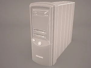 old pc compaq deskpro 2 3D Model
