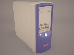 old pc compaq deskpro 2 3D 모델