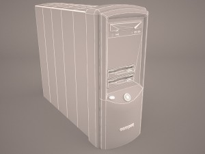 old pc compaq deskpro 2 3D 모델