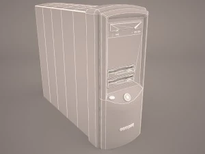 old pc compaq deskpro 2 3D Model