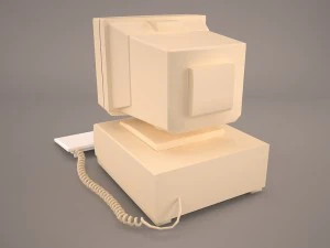old pc compaq deskpro 3 3D Model