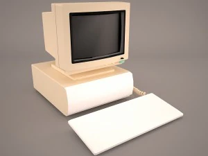 old pc compaq deskpro 3 3D Model