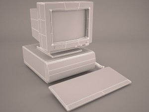 old pc compaq deskpro 3 Model 3D