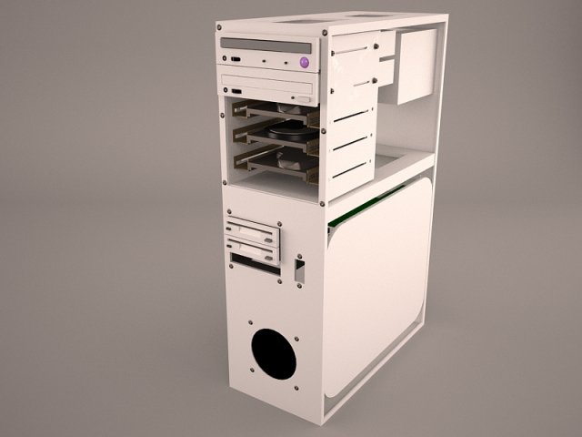 old pc compaq deskpro 4 3Dモデル .c4d .max .obj .3ds .fbx .stl .blend 