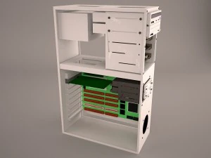 old pc compaq deskpro 4 3D Model
