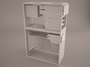 old pc compaq deskpro 4 3Dモデル