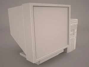 old pc compaq deskpro 5 3D Model