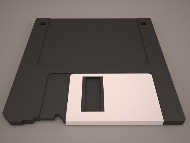 floppy disk 3D Model .c4d .max .obj .3ds .fbx .stl .blend 