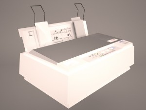 printer epson lx 300 Modèle 3D