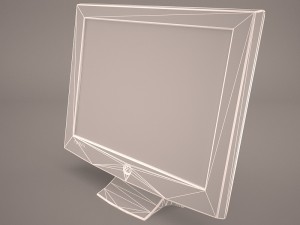 monitor 3D मॉडल