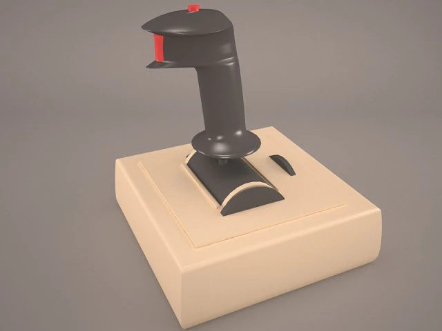 joystick 3D Model .c4d .max .obj .3ds .fbx .stl .blend 