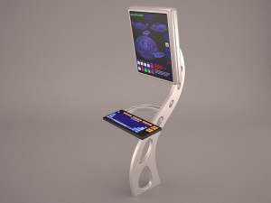 modern computer Model 3D