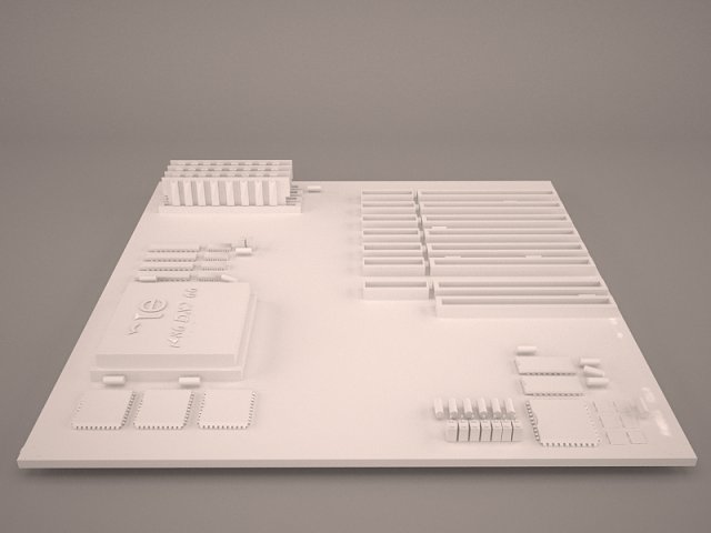motherboard 3D मॉडल .c4d .max .obj .3ds .fbx .stl .blend 