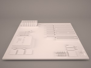 motherboard 3D-Modell