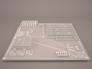 motherboard 3D मॉडल