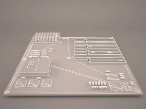 płyta gł&oacute;wna Model 3D