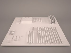 płyta gł&oacute;wna Model 3D