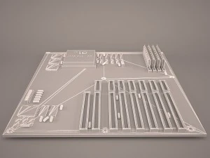 płyta gł&oacute;wna Model 3D