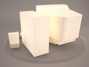 old pc compaq deskpro 6 3D Model
