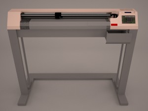 printer plotter 3D Model