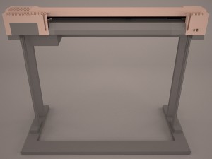 printer plotter 3D मॉडल