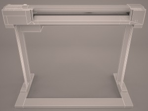 printer plotter 3D मॉडल