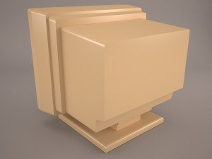 monitor 3D 모델