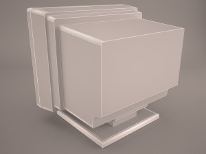 monitor 3D 모델