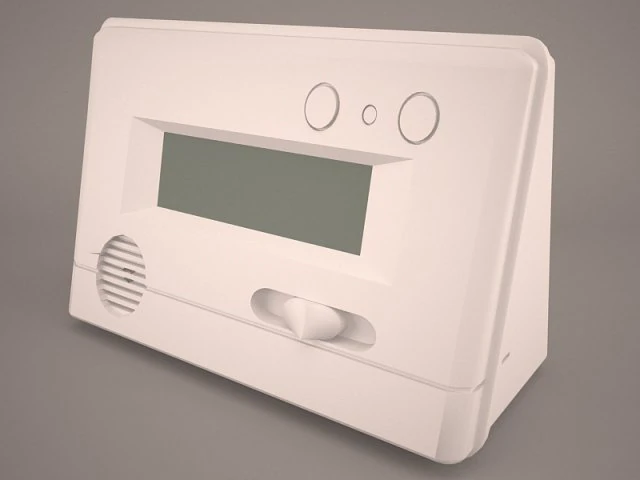 alarm clock casio quartz 3D Model .c4d .max .obj .3ds .fbx .stl .blend 