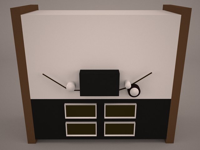 antique radio 3D Model .c4d .max .obj .3ds .fbx .stl .blend 