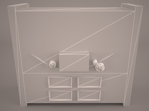 antique radio 3D Model