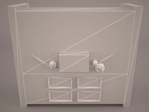 antique radio 3D Model