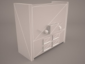 antique radio 3D Model