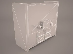 antique radio 3D Model