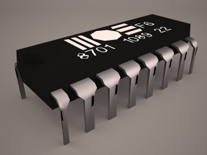 c64 chip 3D Model
