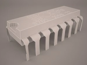 circuito integrato c64 Modello 3D