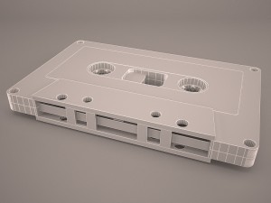 cassetta tape Modelo 3D
