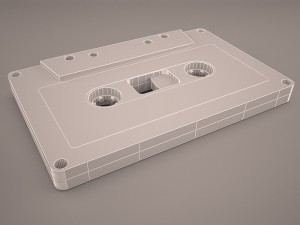 cassetta tape Modelo 3D