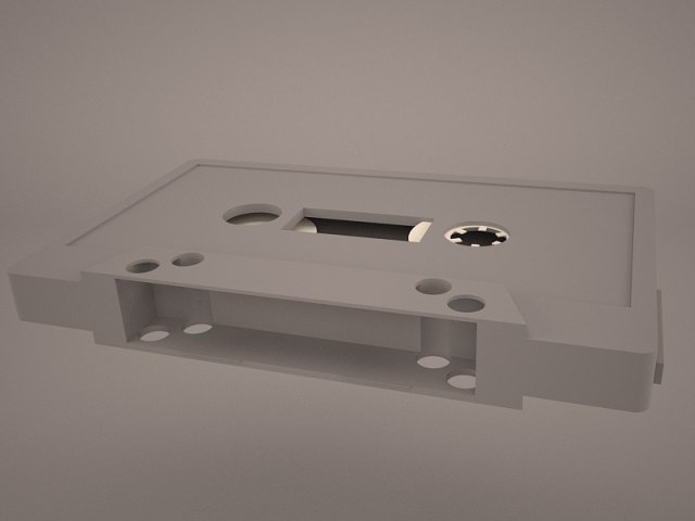 cassetta tape Model 3D .c4d .max .obj .3ds .fbx .stl .blend 