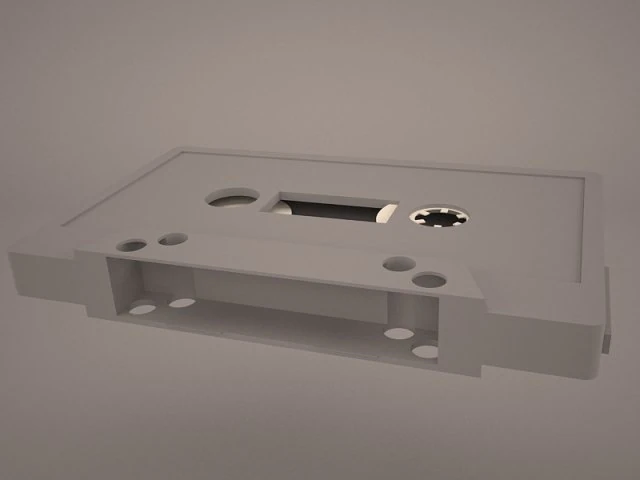 cassetta tape 3D Model .c4d .max .obj .3ds .fbx .stl .blend 