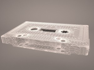 cassetta tape Model 3D