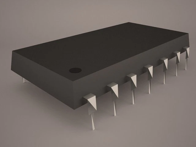 chip 3D Model .c4d .max .obj .3ds .fbx .stl .blend