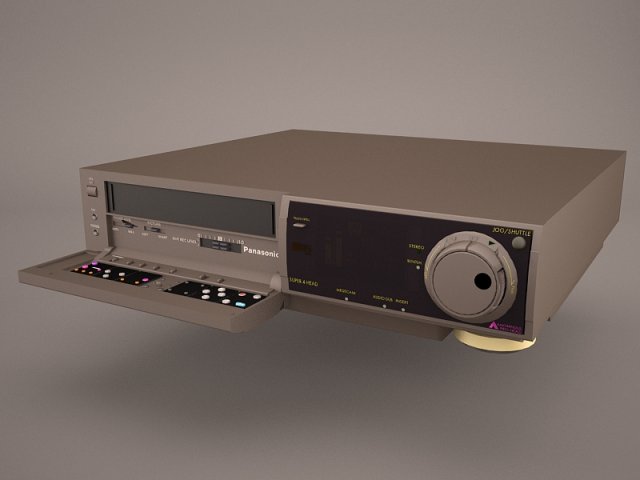 car stereo panasonic Modelo 3D .c4d .max .obj .3ds .fbx .stl .blend 