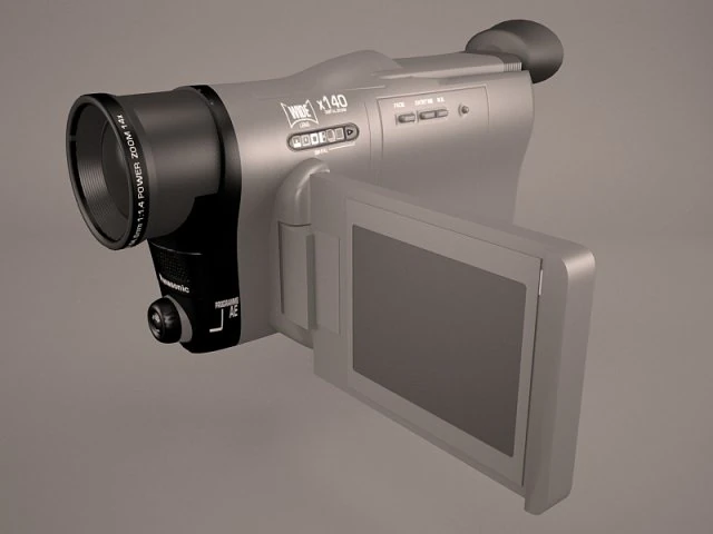 handycam 3D Model .c4d .max .obj .3ds .fbx .stl .blend 