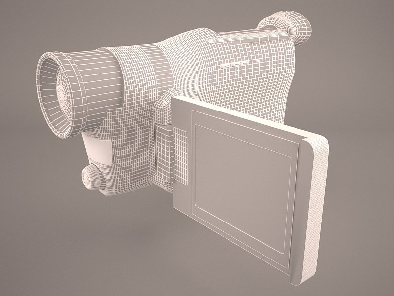 Handycam 3d Model In Video 3dexport